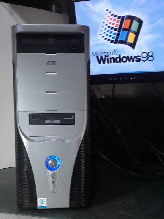 【窮人電腦】跑Windows 98系統！自組(適合刻印系統)華碩工業主機出清！雙北桃園可親送！