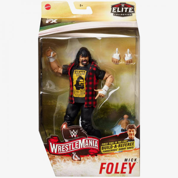 [美國瘋潮]正版WWE Mick Foley Wrestlemania Elite Figure 摔角狂熱精華版人偶預購