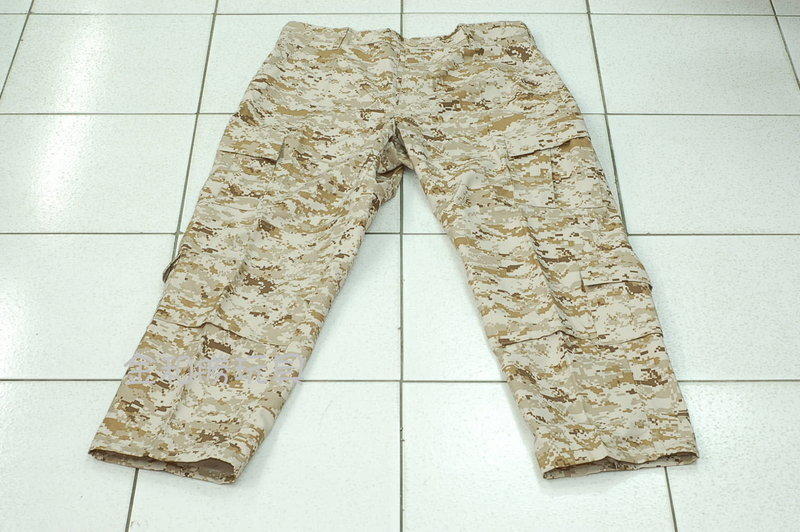 太陽的後裔（（金和勝玩具））褲檔有拉鍊 美軍數位沙漠迷彩長褲 M5061