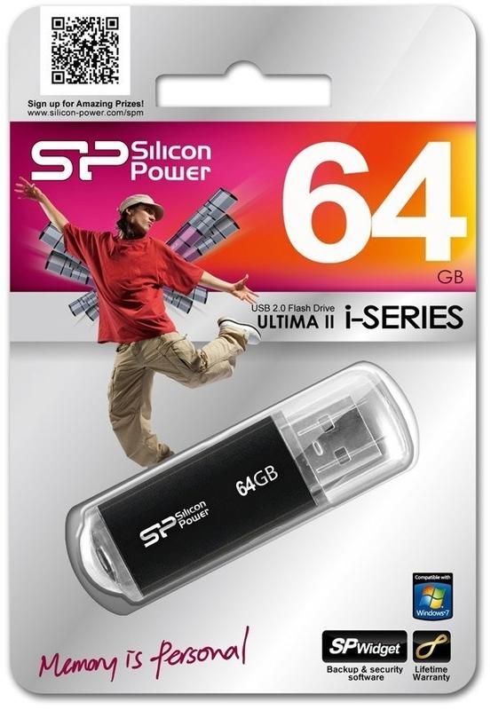廣穎 Silicon Power ULTIMA Ⅱ i-SERIES 64GB 隨身碟（黑色）