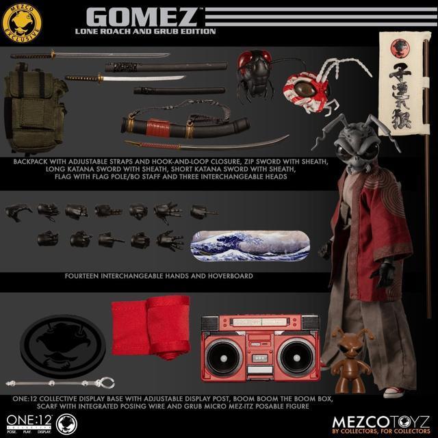 官網限定 MEZCO One:12 Gomez Lone Roach & Grub 浪人螞蟻