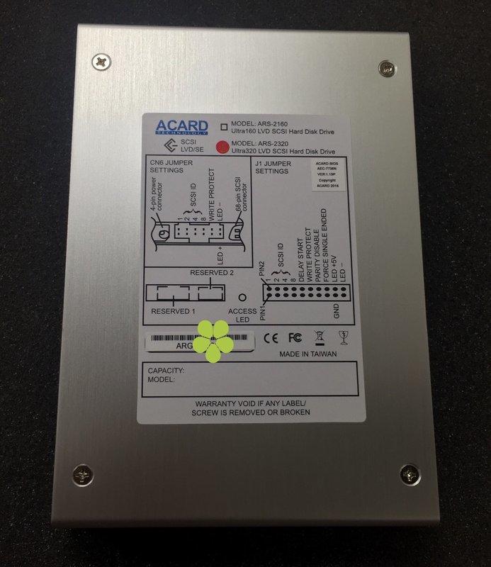 《GoodParts》ACARD Ultra320 to SATA 2.5吋硬碟轉接盒ARS-2320