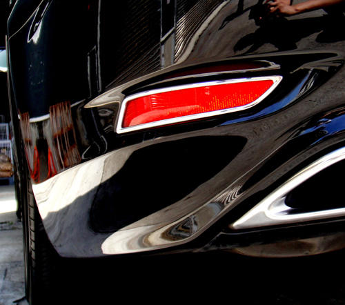 圓夢工廠 Lexus LS460 LS460L LS600hL 2012~2017 鍍鉻銀 改裝 後反光片飾框 後霧燈框