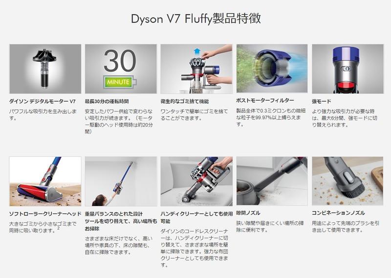 清新樂活]日本空運直送Dyson V7 Fluffy SV11 FF 無線吸塵器V6 V8參考