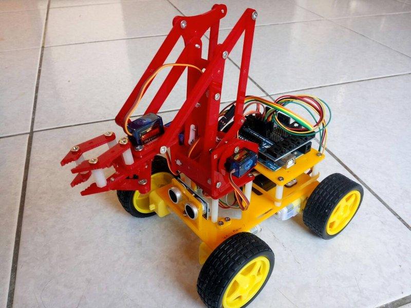 [RWG] Arduino MeArm.Rover 機械手臂 自走車 智能小車 (全套)