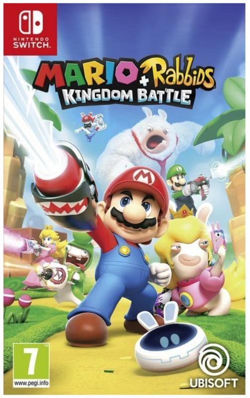 【宏觀電玩】全新未拆 Nintendo Switch NS 瑪利歐 ＋ 瘋狂兔子 王國之戰 中文版