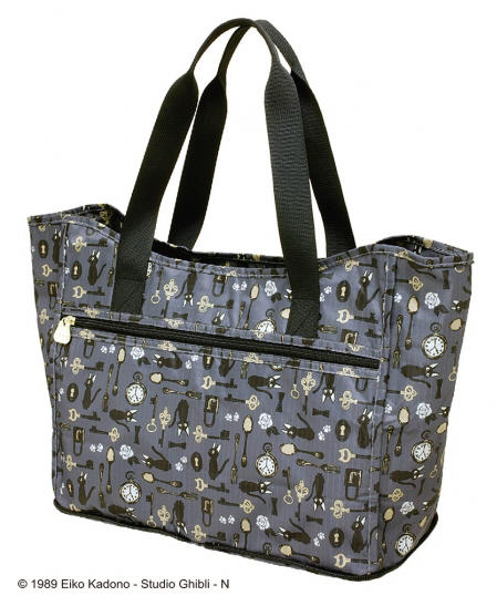 【全新】《橡子共和國 魔女宅急便 旅行袋系列 輕便收納船型 托特包》吉卜力 吉吉 行李袋 貓