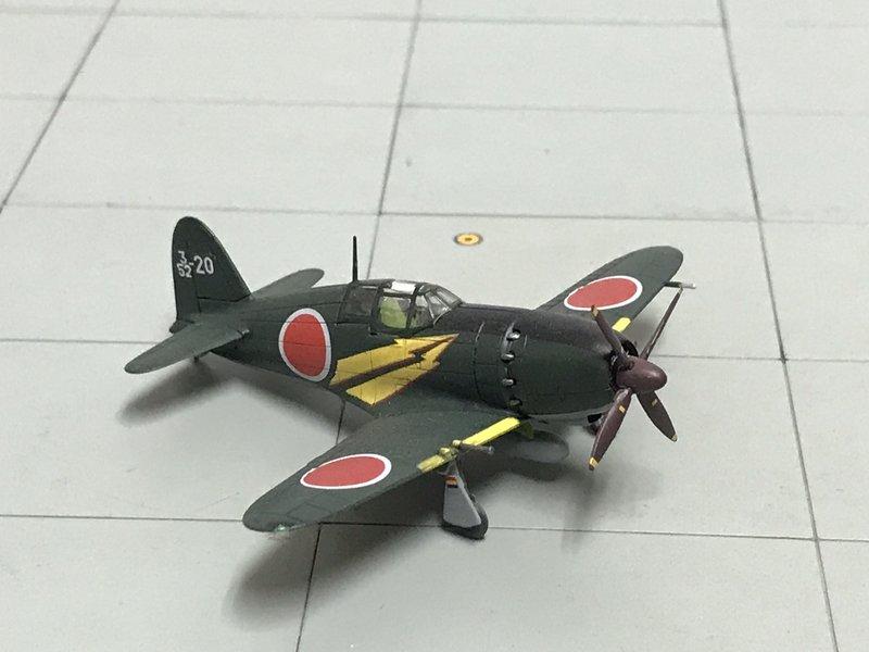 1/144  日本二戰 雷電21型 第352航空隊 完成品
