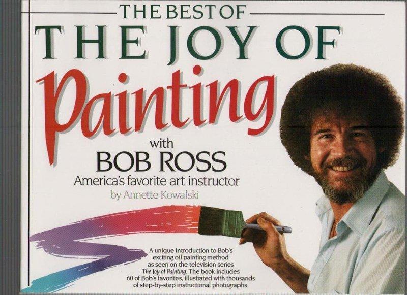 BOB ROSS 風景畫冊..一本1600