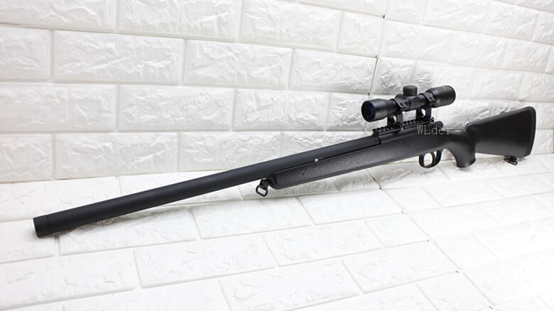 BELL VSR 10 狙擊槍 手拉 空氣槍 狙擊鏡 黑 ( 倍鏡瞄準鏡MARUI BB槍BB彈玩具槍長槍步槍卡賓槍