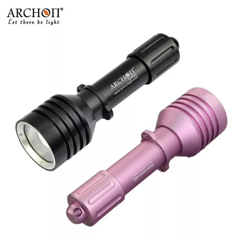 (現貨）ARCHON D10U照明攝影兩用潛水手電筒。10-55度出光角。860流明