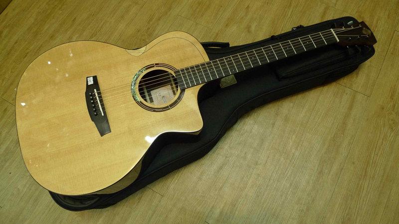 【名曲堂樂器 】全新 Truetone GR-3C 面+背單板 玫瑰木 缺角 民謠吉他 木吉他 特價供應!