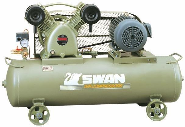 標準情人全新SWAN天鵝牌皮帶式空壓機5HP高品質低噪音馬達可改東元馬達另有靜音式SVP-205