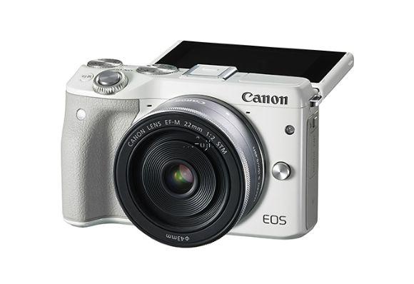 彩虹公司貨Canon EOS M3雙鏡組(EF-M 15-45mm+22mm)(WH) | 露天市集| 全