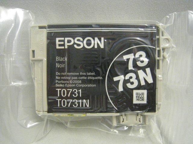 EPSON "㊣原廠"墨水匣73/73N 黑色(T0731/T0731N)