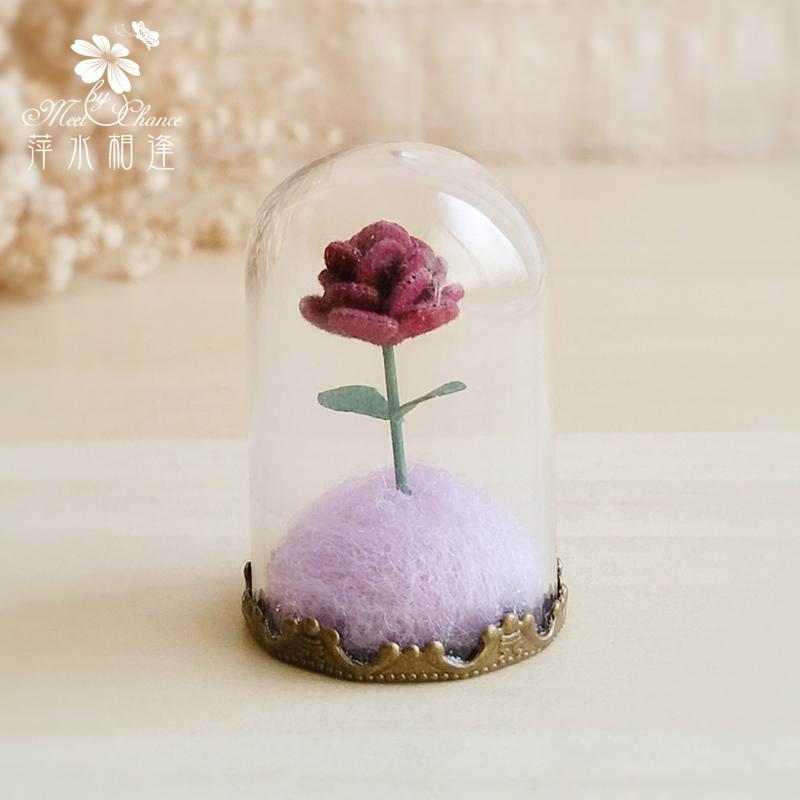 【萍水相逢】The Little Prince 小王子的玫瑰花成品-紫玫瑰(禮盒) 聖誕禮物/交換禮物/情人節禮物