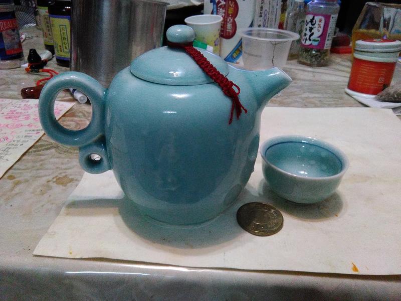 青瓷茶壺茶杯組 杯100可零售