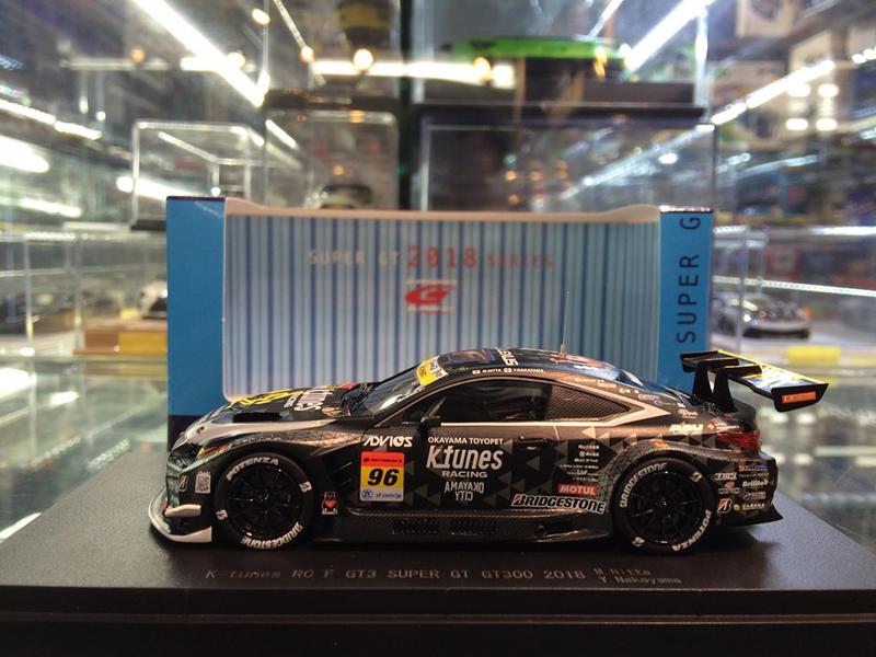 EBBRO 45651 K-tunes RC F GT3 SUPER GT GT300 2018 1/43 - 總代理商