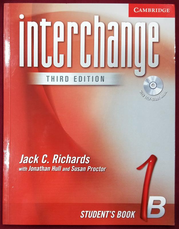 ＊June's特賣會3館＊【二手】Interchange 1 Student's Book B 無附CD 
