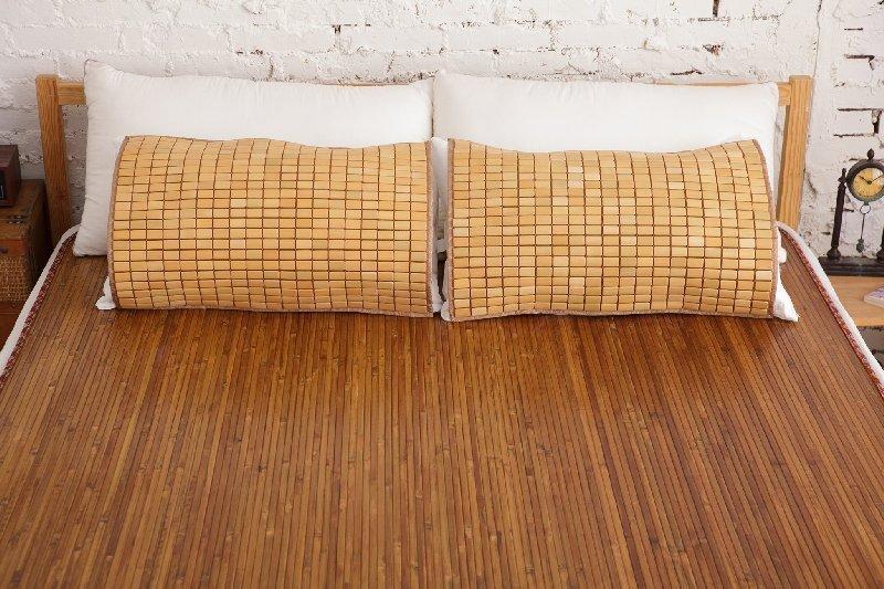 【鹿港竹蓆】束帶款 11mm  碳化竹蓆(涼蓆)  7呎  特大雙人  台灣製造  MIT  附收納袋 硬床適用