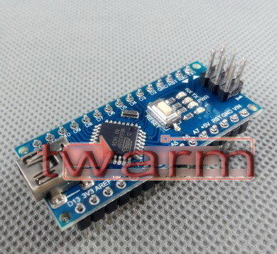 德源科技 含稅Arduino Nano V3.0 CH340改進版 Atmega328P 帶 USB轉TTL(需自行焊接