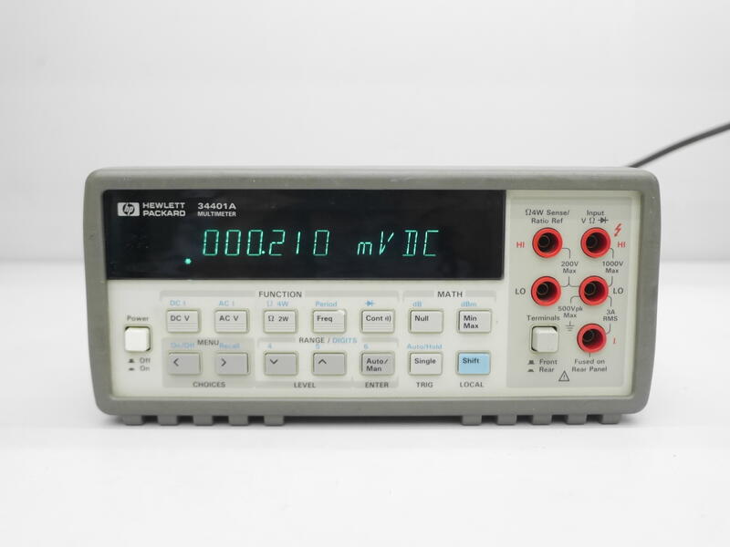 (HLFA-TMA) HP 34401A 6位半 數位電錶 電壓 電流 量測 Multimeter 特價