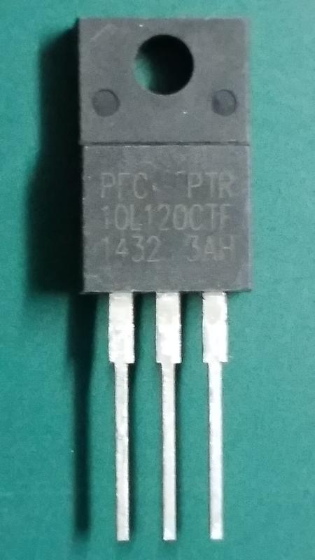 PFC PTR20120CTF_120V20A HPTR® Schottky肖特基_ITO-220AB