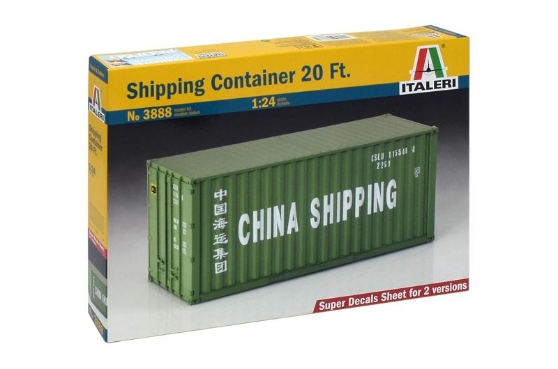 ITALERI  1/24  Shipping Container 20 Ft. (3888)