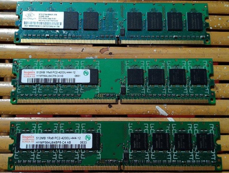 小劉3C 桌上電腦 記憶體 各廠牌 DDR2 533  512MB