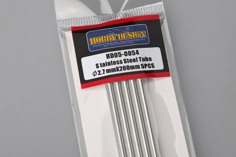 【傑作坊】停產Hobby Design HD05-0054 2.7mm 不鏽鋼管 (200mm長) 