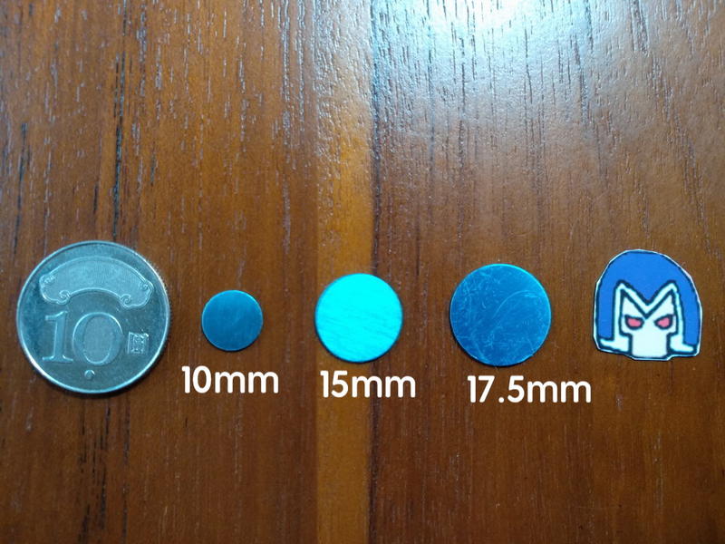■萬磁王■不鏽鋼帶膠鐵片/17.5mm/15mm/10mm三種規格