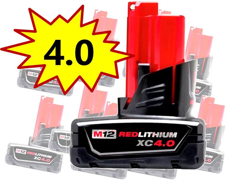 Milwaukee 全新&二手一批【米沃奇M12原廠4.0Ah電池】正12V 電池一批 新舊如標示 低價販售