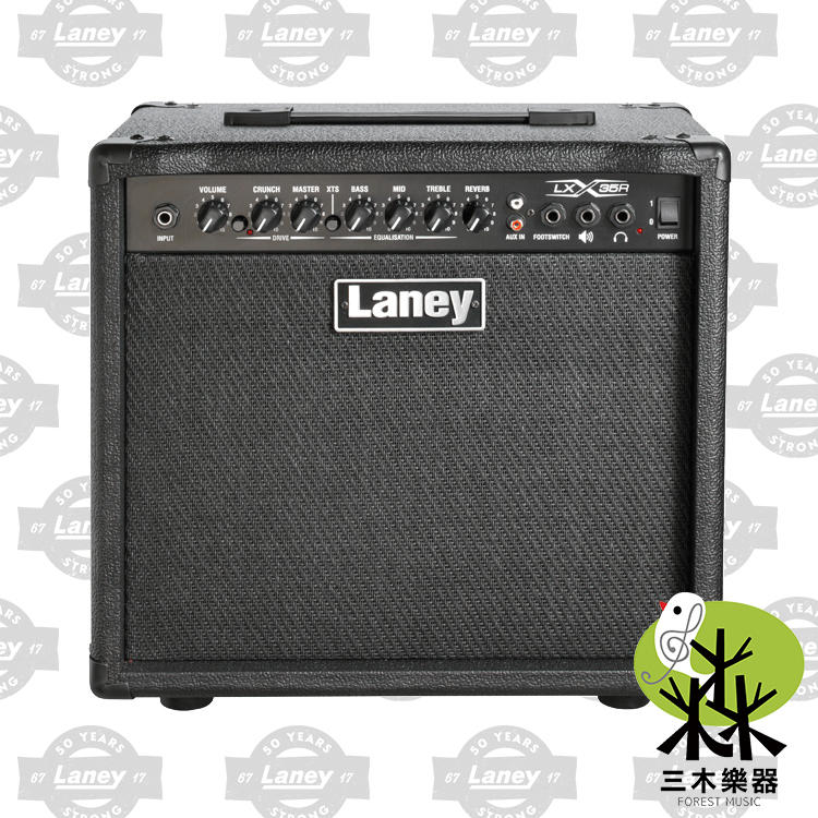【三木樂器】公司貨 Laney LX35R LX-35R 電吉他 音箱 電吉他音箱 吉他音箱 LX35 35W 35瓦