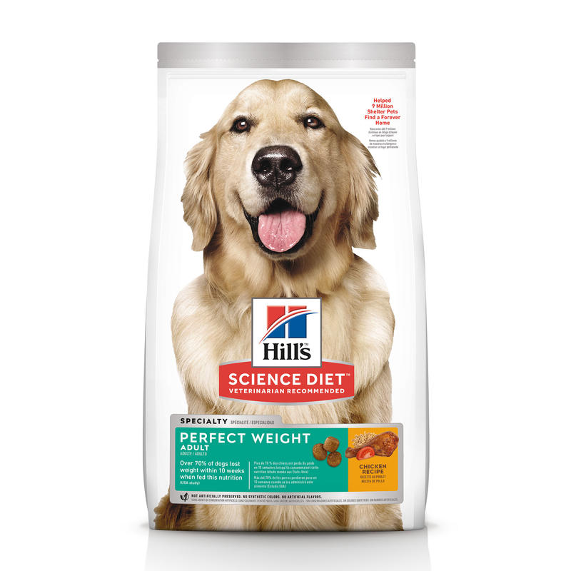 缺-希爾思 Hill's 完美體重 成犬 雞肉配方15LB/低卡 減肥犬 肥胖犬