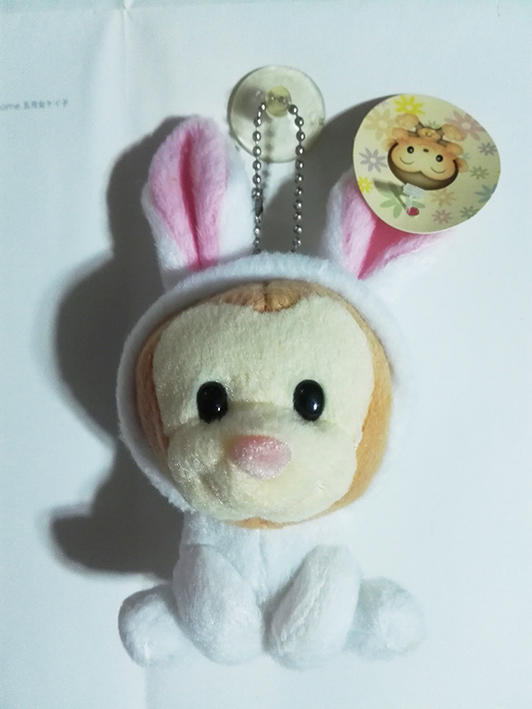 扭蛋食玩模型公仔轉蛋盒玩系列 兔子兔兔套布偶娃娃吸盤玩偶掛飾吊飾