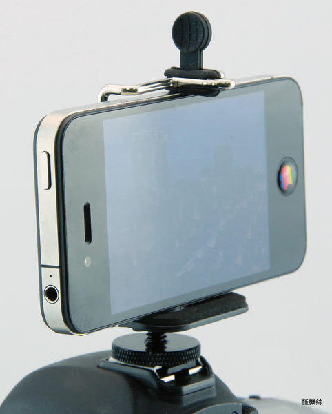 怪機絲 GALAXY iphone 5 8.5cm 大手機夾 單螺帽熱靴座 可直上單眼 縮時攝影