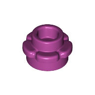 全新LEGO樂高紫紅色花瓣【24866】Plate Round 1x1 Flower Edge 6209682