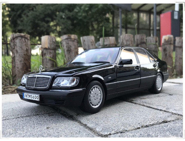 1/18 Mercedes BENZ S600 V12 W140 奔馳 1990 黑色