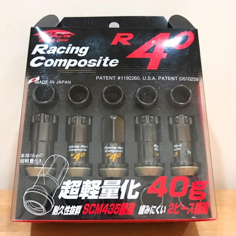 KYO-EI Kics Racing Composite R40 防盜鋁圈螺絲 M12xP1.5 鐵灰色 RC-11K