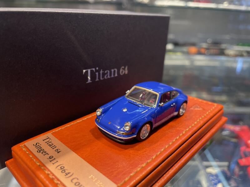 吉華科技@ 1/64 MakeUp TM001J Singer 911 (964) Coupe Blue