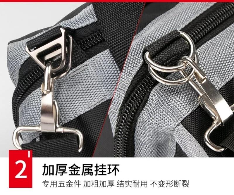 綸綸專業五金用品 16吋電工维修工具包 （速出貨）多功能加厚工具袋 大號木工專用單肩安装工作