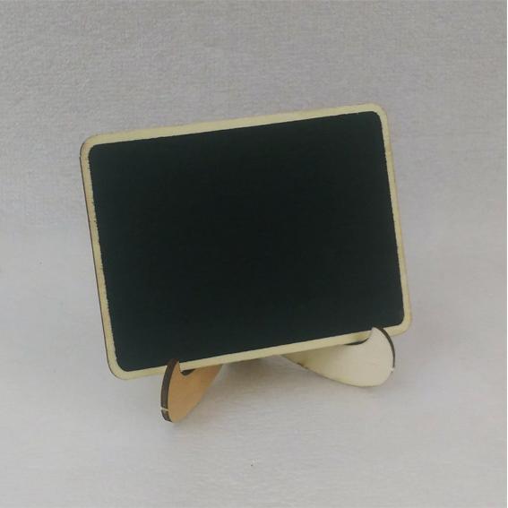【利多文具】桌上型迷你小黑板 直立式黑板 創意黑板 擺飾 園藝黑板 歐式裝飾品 附木架
