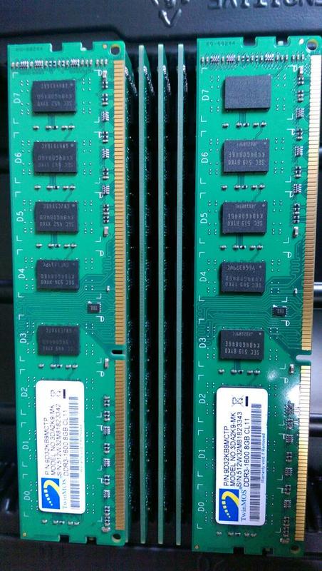【賣可3C】勤茂全新 DDR3-1600 8G 940元 桌上型記憶體雙面 (同批 - 連號)