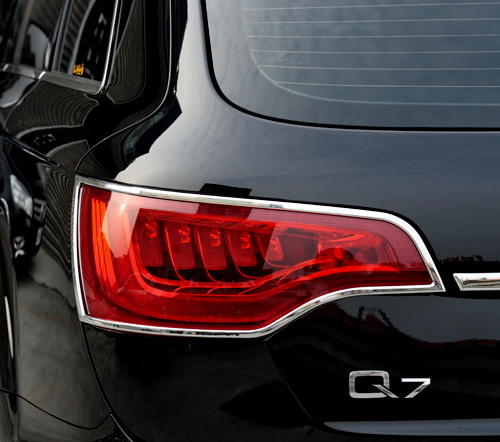 圓夢工廠 Audi 奧迪 Q7 2007~2015 超質感 改裝 鍍鉻銀 車燈框飾貼 後燈框 尾燈框 飾貼