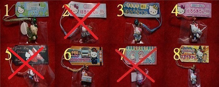 日本地方限定-限量三麗鷗Sanrio Hello Kitty 手機吊飾7