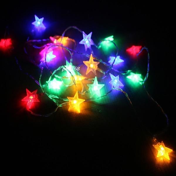 玩樂生活 彩色小星星燈 兒童帳篷裝飾燈 聖誕燈 LED電池燈 情人浪漫求婚燈 室內裝飾燈 拍照道具燈