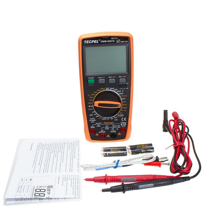 TECPEL 泰菱 》DMM-8007A 數位LCR三用電錶 LCR電表 電容 電阻 電感 電壓 電流 NPN | 露天市集 | 全台最大的 ...