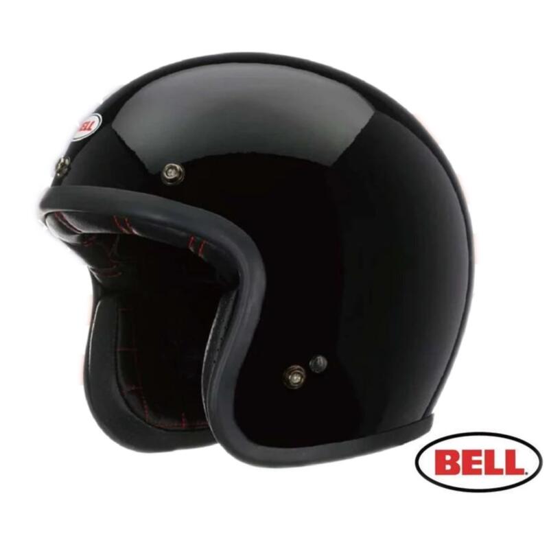 -開關倉庫- Bell CUSTOM 500 BLACK 亮光黑 3/4罩 半罩 復古帽 亞洲版