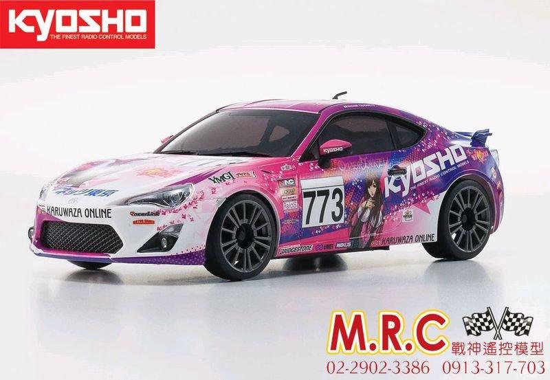 售完) KYOSHO MINI-Z JKB86痛車限量車殼(MZP136JKB2) MR03/AWD