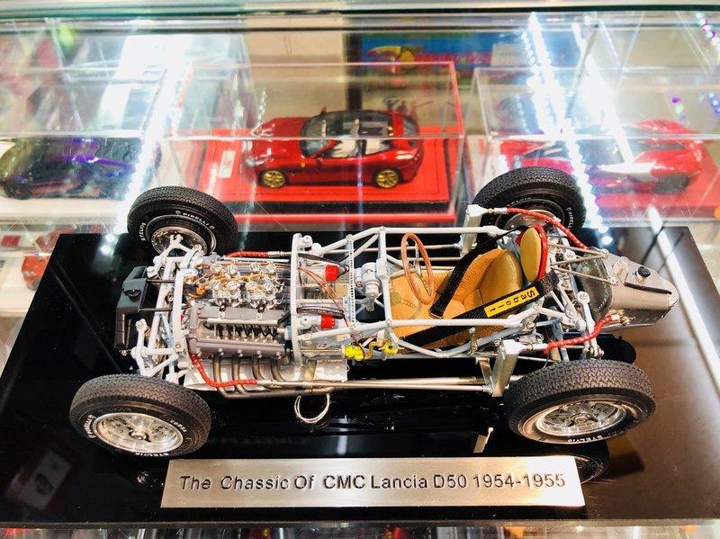 吉華科技@CMC M-198 Lancia D50, 1955 Rolling Chassis (含底盤) 1/18